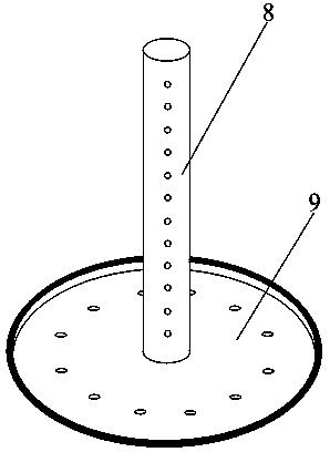 Separation and filter membrane column with same-end water inlet and outlet capacity and feed liquid treatment method thereof