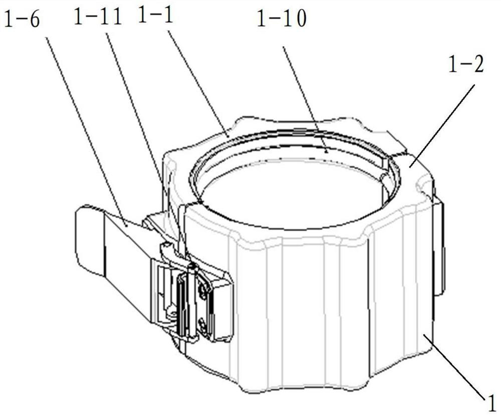 Enclasping limiting device and vehicle