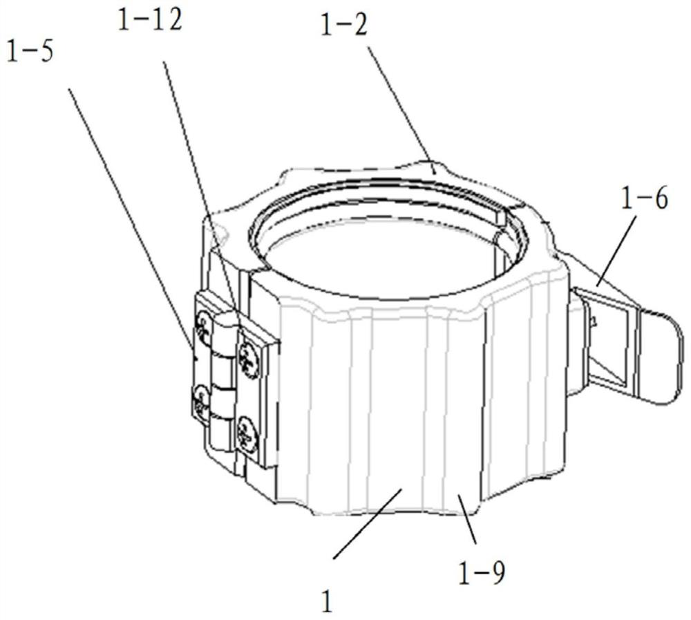 Enclasping limiting device and vehicle