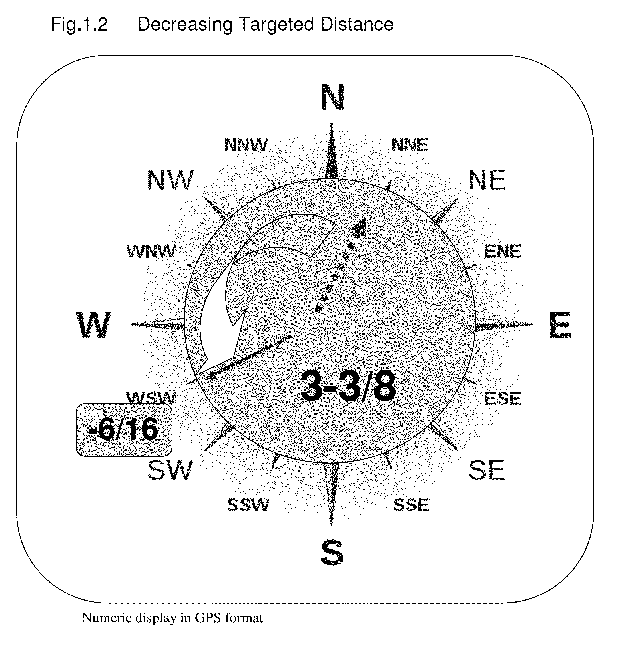 Real-time remote-viewing digital compass