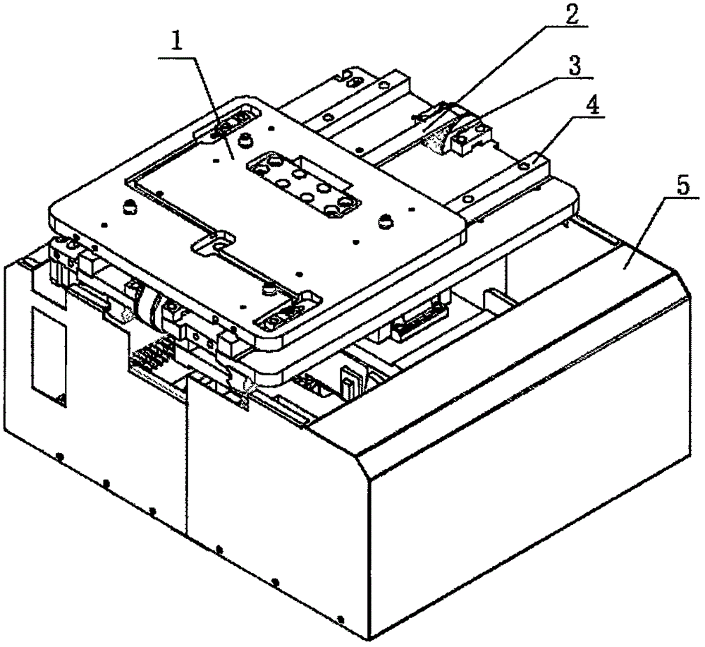 Three-layer pallet fork device