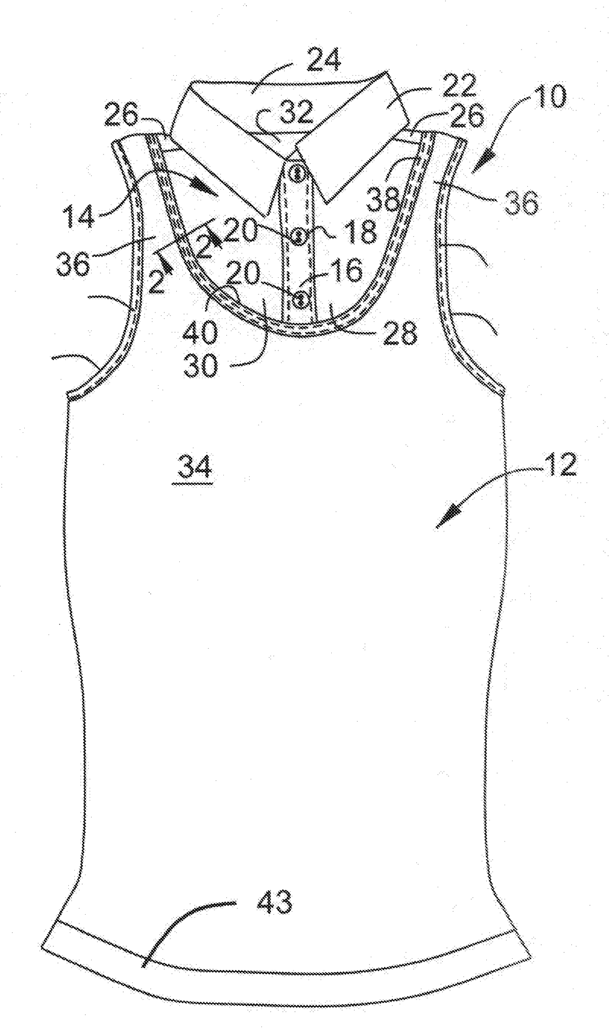 Needle-manufactured textile garment with improved durability and decorative elements