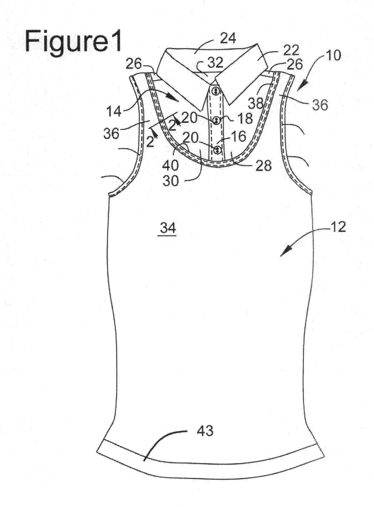 Needle-manufactured textile garment with improved durability and decorative elements