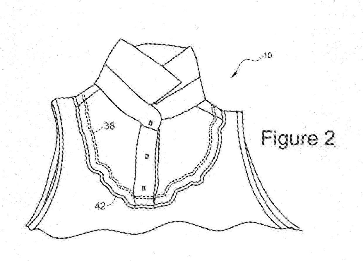 Needle-manufactured textile garment with improved durability and decorative elements