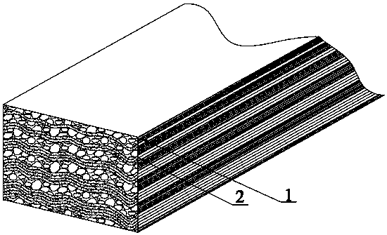 A kind of recombined bamboo-wood composite decorative veneer and its manufacturing method