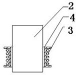 A magnetically conductive plate for positioning separable transformers