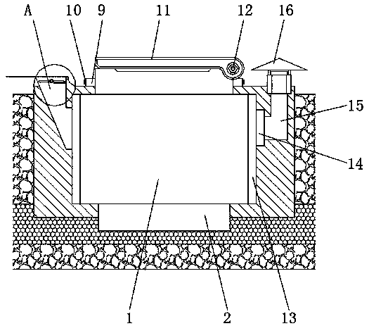 Biogas digester utilizing livestock and poultry manure for large-scale farm