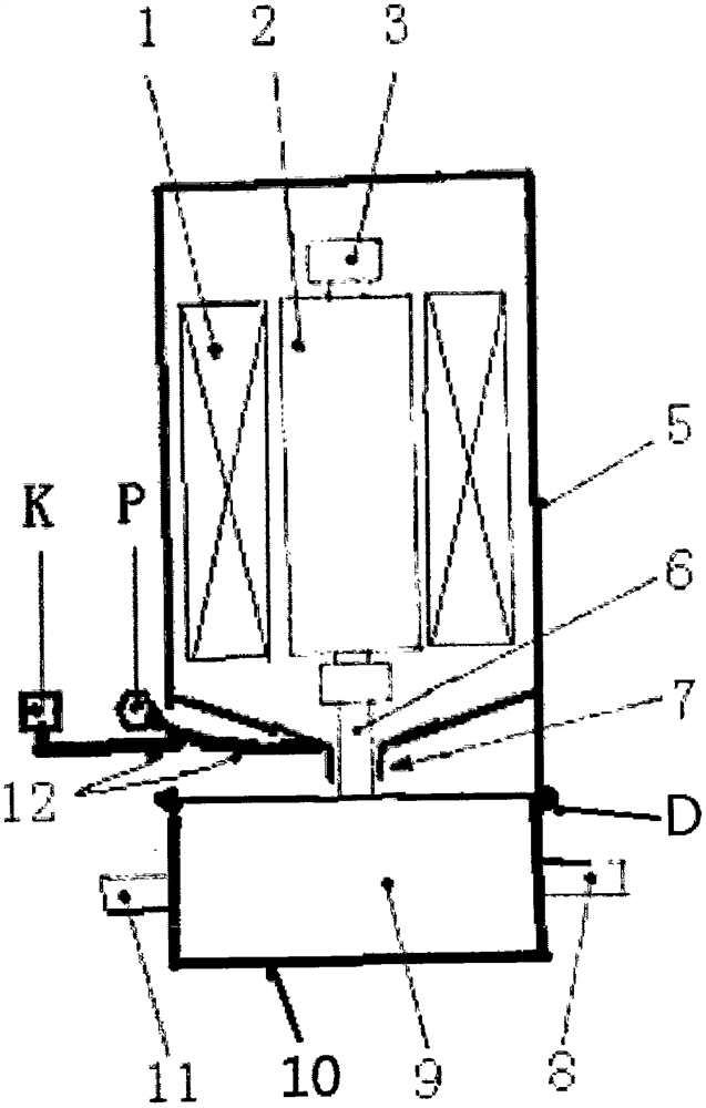 Pump structure using air jacking sealing operation and comprising deep submersible pump and amphibious use method