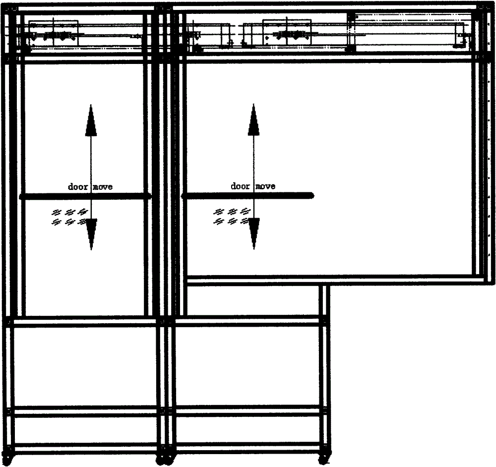 Automatic control door