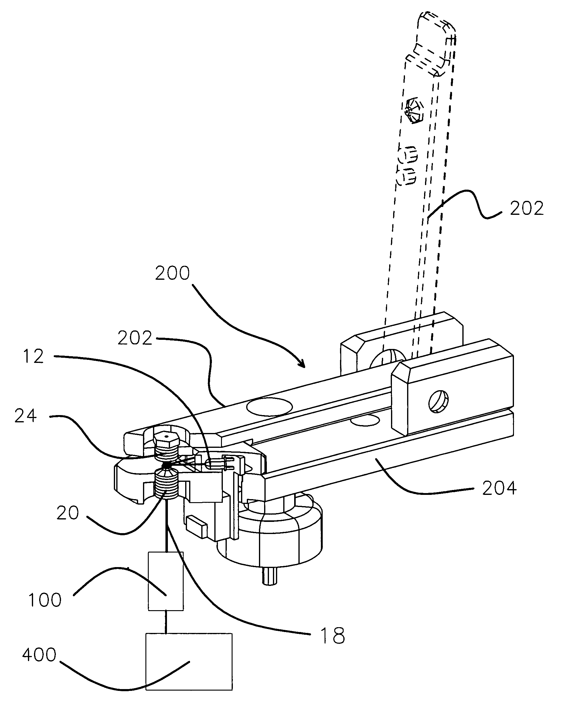 Apparatus and method for measuring the signal from a fluorescing nanodrop contained by surface tension