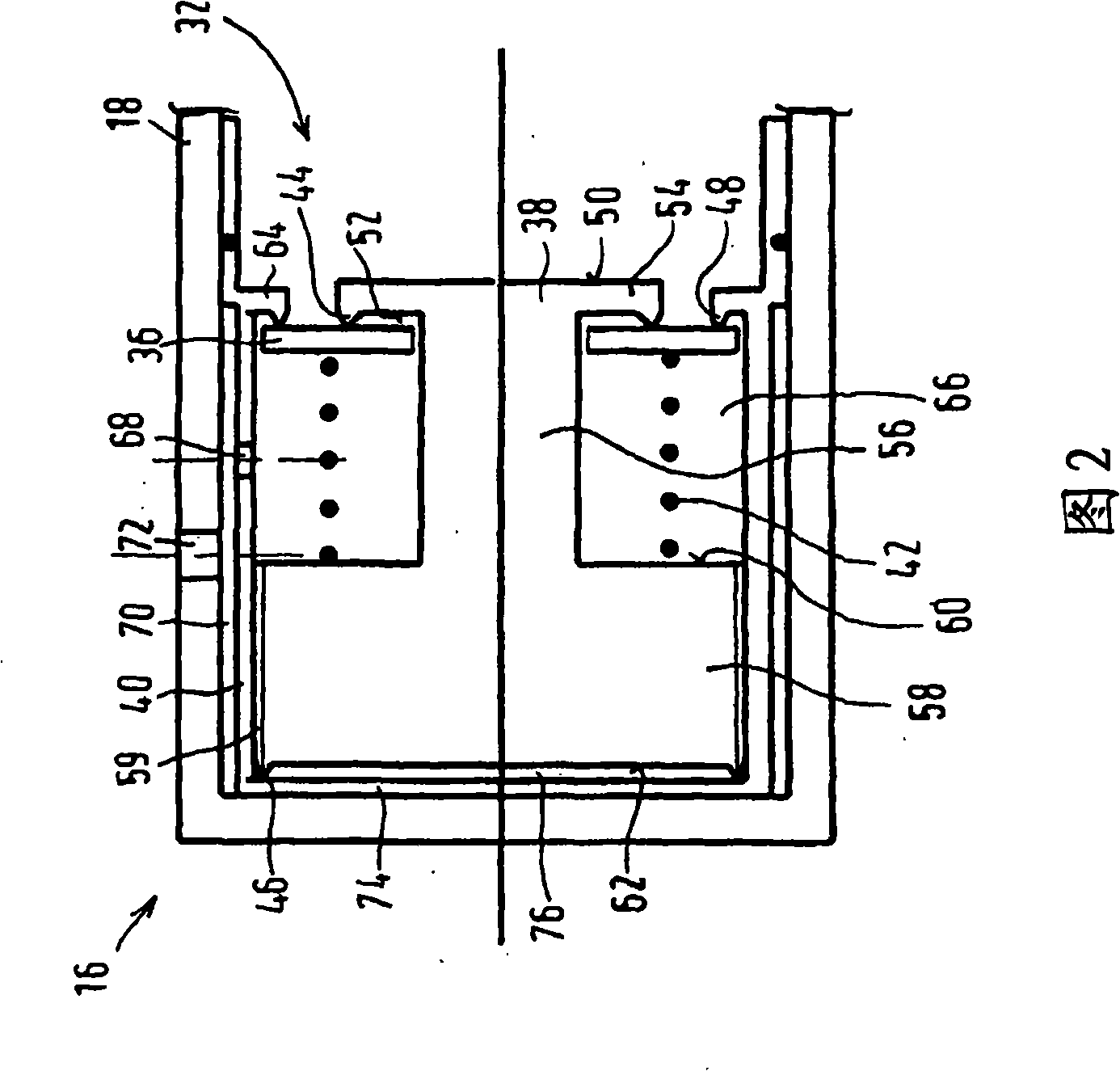 Combined service brake and stored-energy brake cylinder with internal ventilation