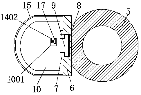 Reflector lamp installation device convenient to maintain