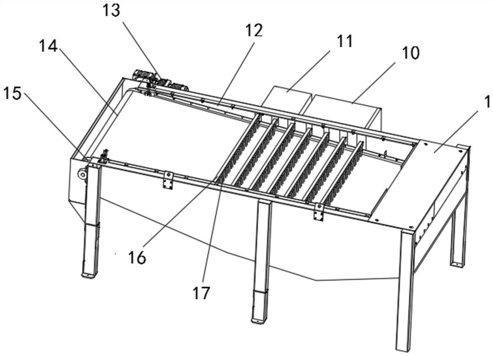 A metal precipitation collection device for sewage treatment