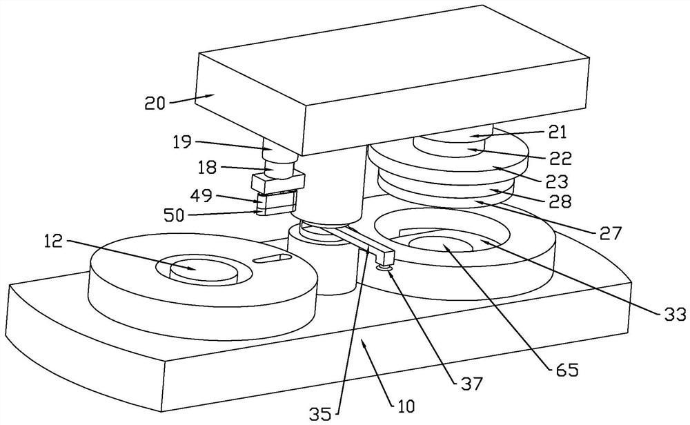 Punching method of motor iron core