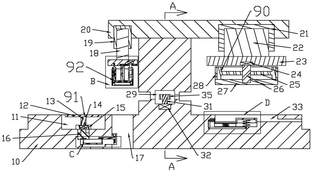 Punching method of motor iron core