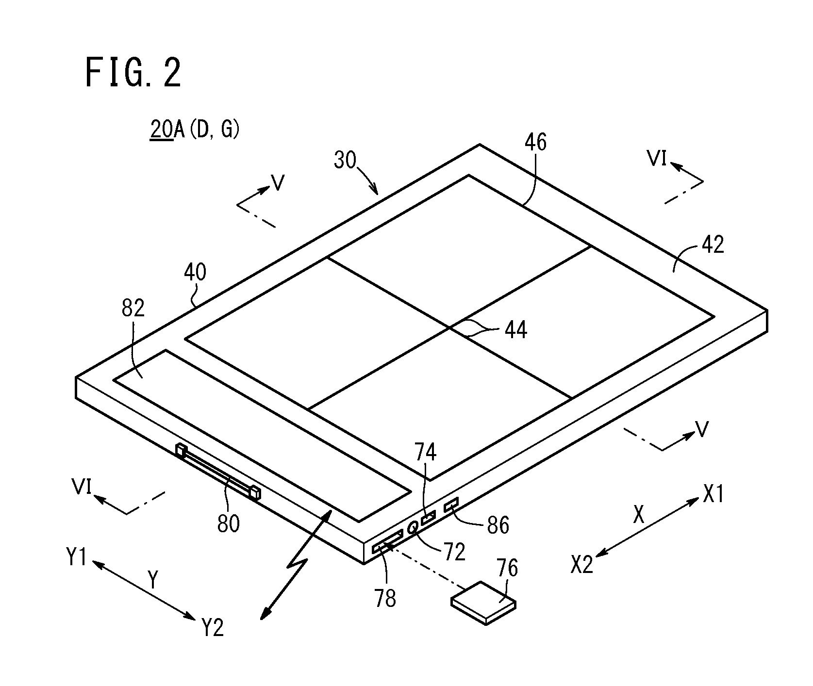 Radiation imaging device, radiation imaging system, and method for affixing radiation conversion panel in radiation imaging device