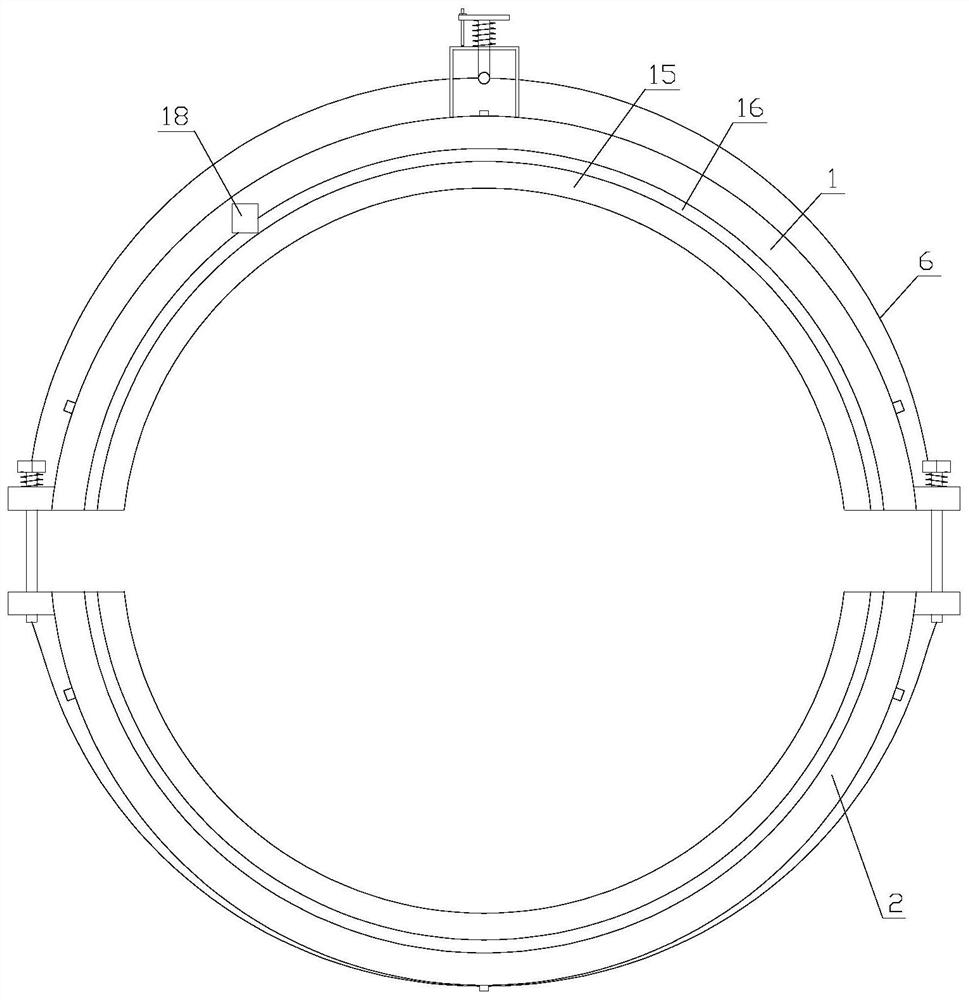 Repairing device for pipeline