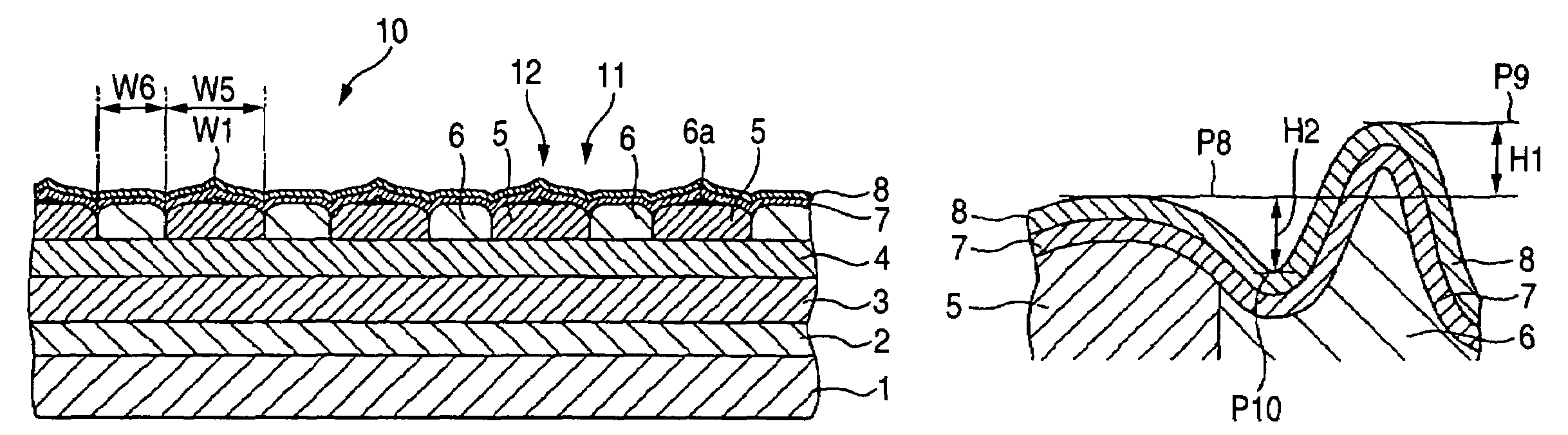 Magnetic recording medium including disk substrate, magnetic layer, and non-magnetic layer