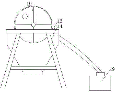 Two-stage drum screen with protecting cover and dust absorbing device