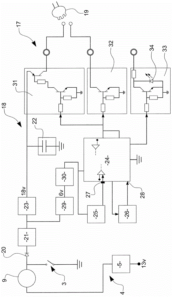 An airbag control arrangement