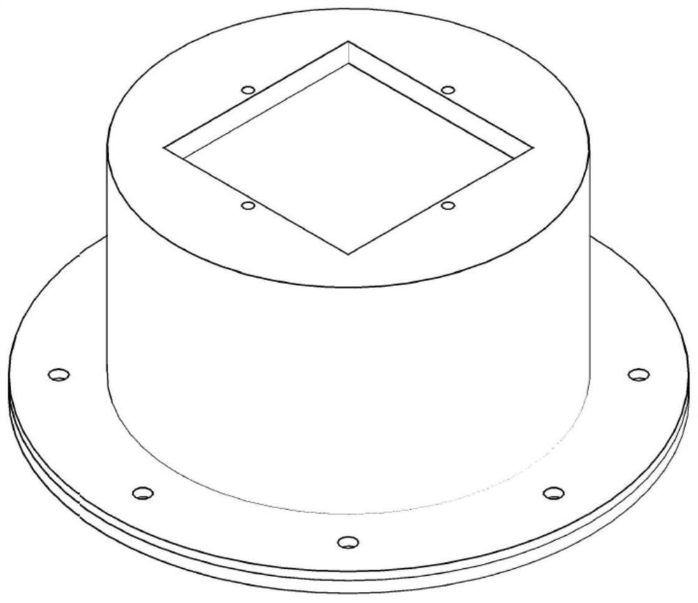 Thermal expansion type triaxial loading method and device