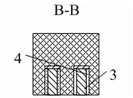 Aluminium electrolyzer cathode structure capable of reducing voltage and improving current distribution