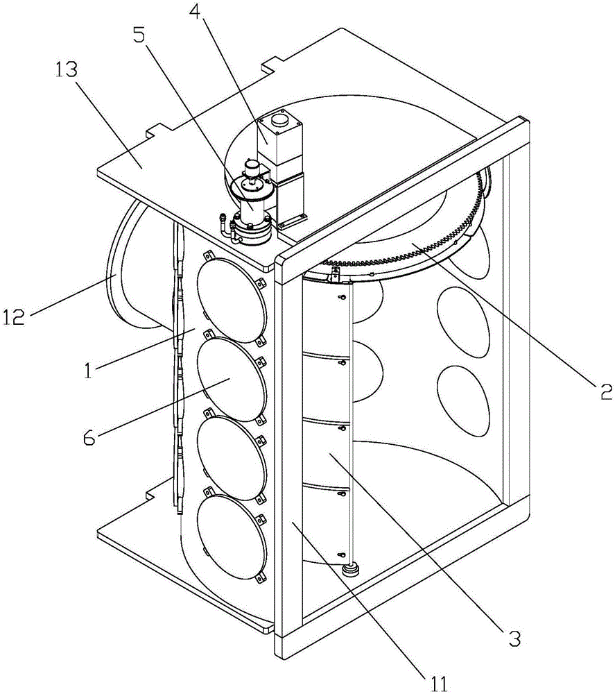 Intelligent source baffle plate system and method thereof for preparing hard coating