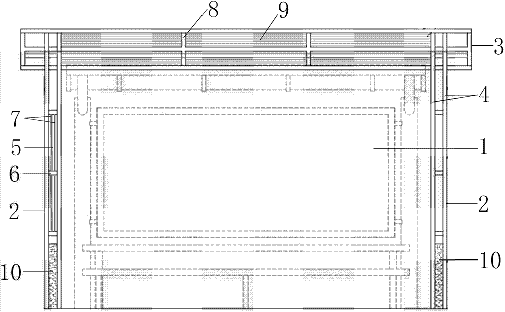 Bus stop landscape frame