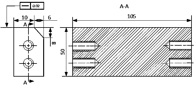 Method for evaluating straightness in given plane based on digital gauge