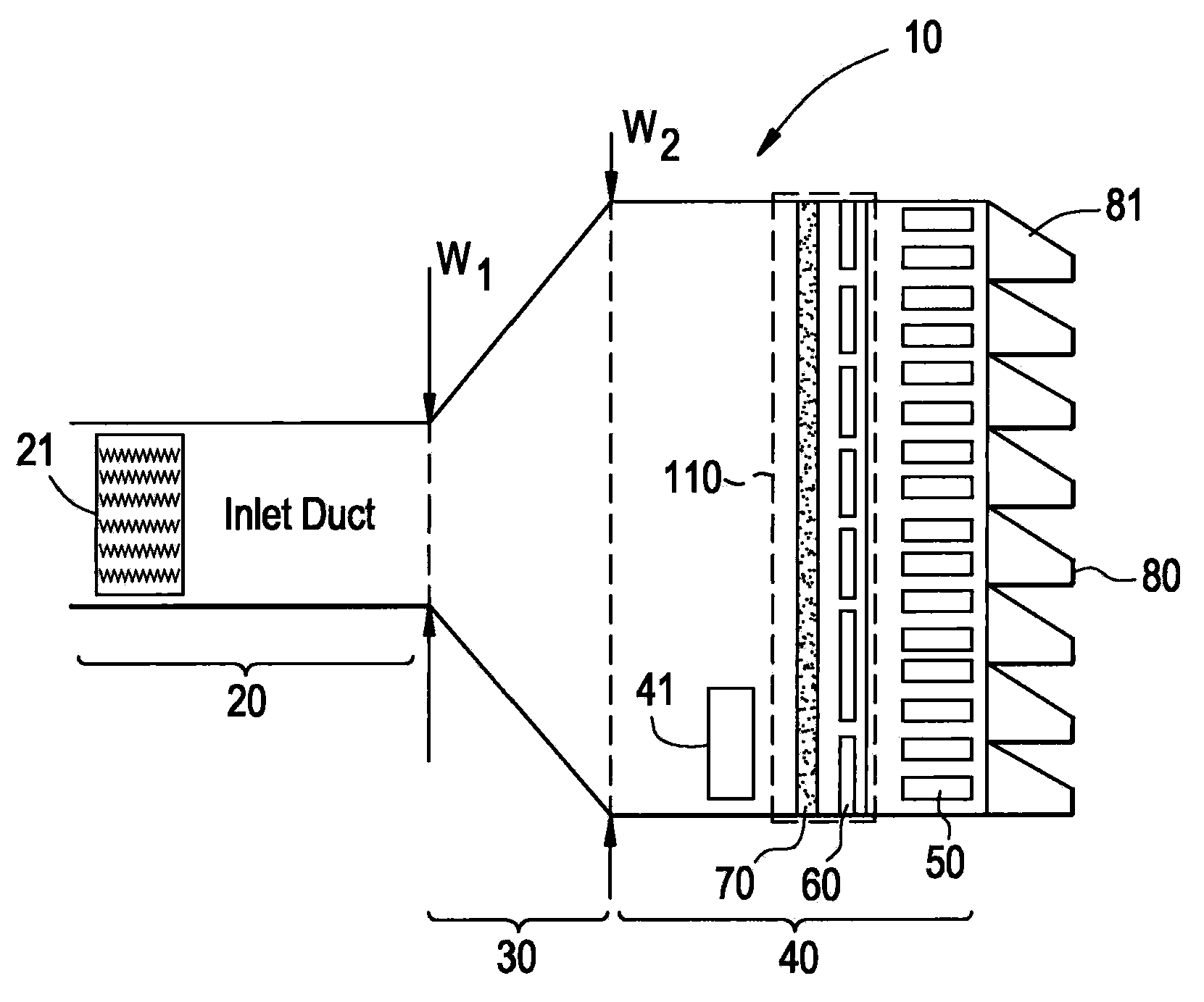 Filtration system for gas turbines