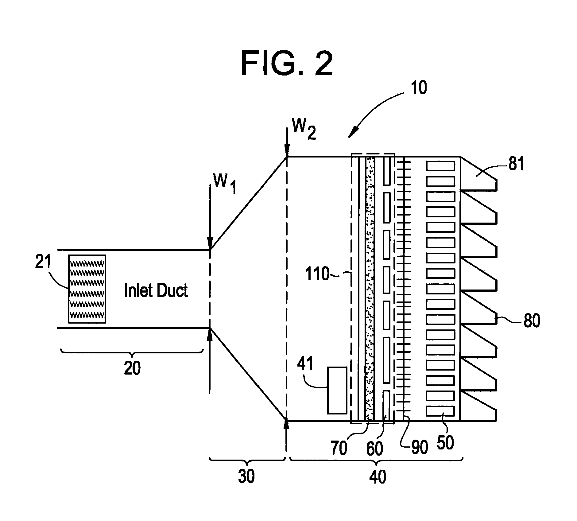 Filtration system for gas turbines