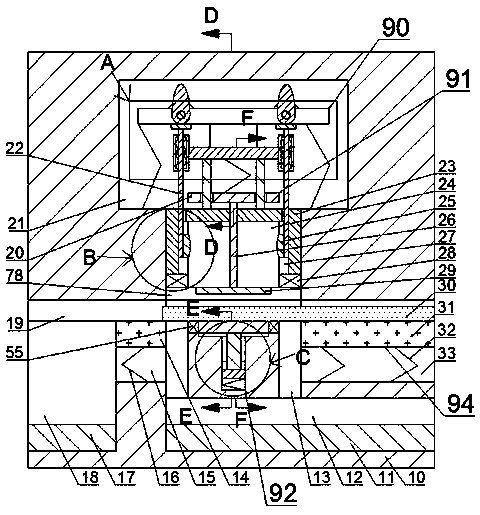 Metal stamping part polishing device