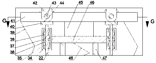 Metal stamping part polishing device