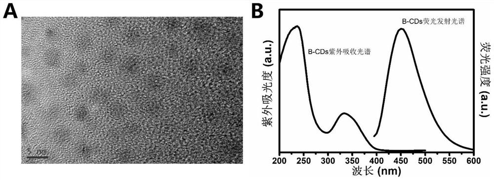 A preparation method of ratiometric fluorescent probe for quantitative detection of ppi content in urine