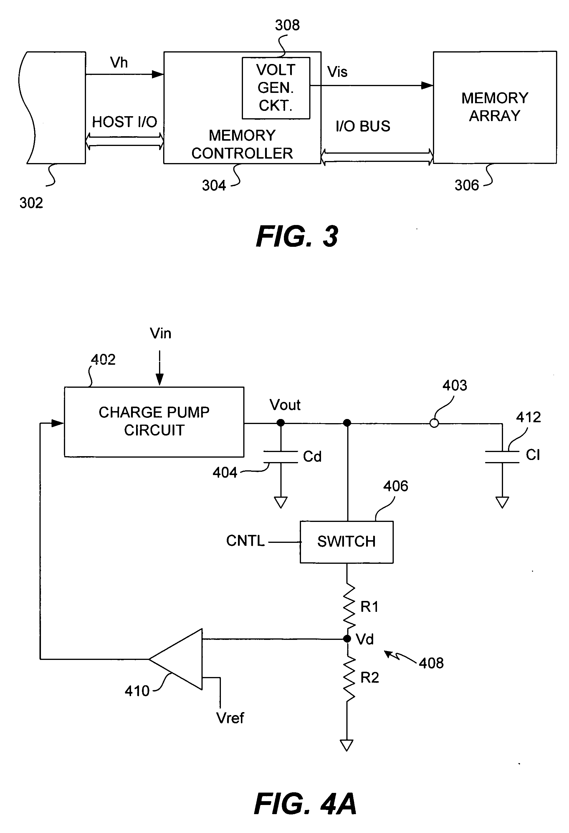 Charge pump regulation control for improved power efficiency