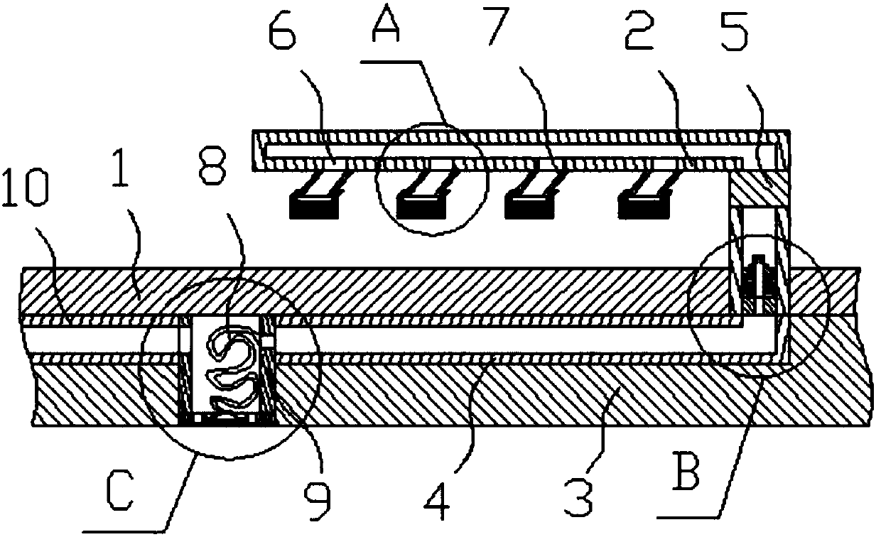 Car-mounted car-sickness-resisting structure