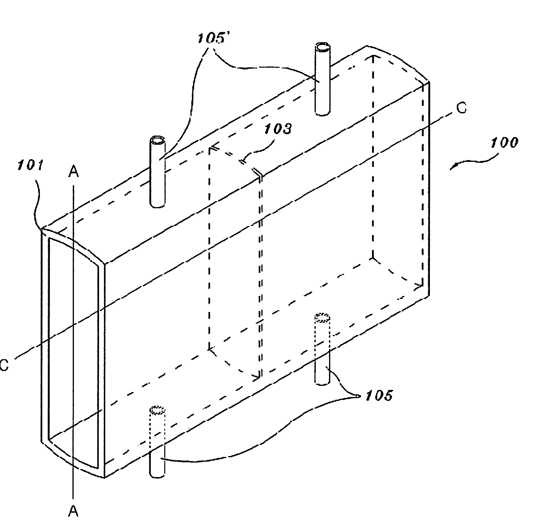 Average bidirectional flow tube