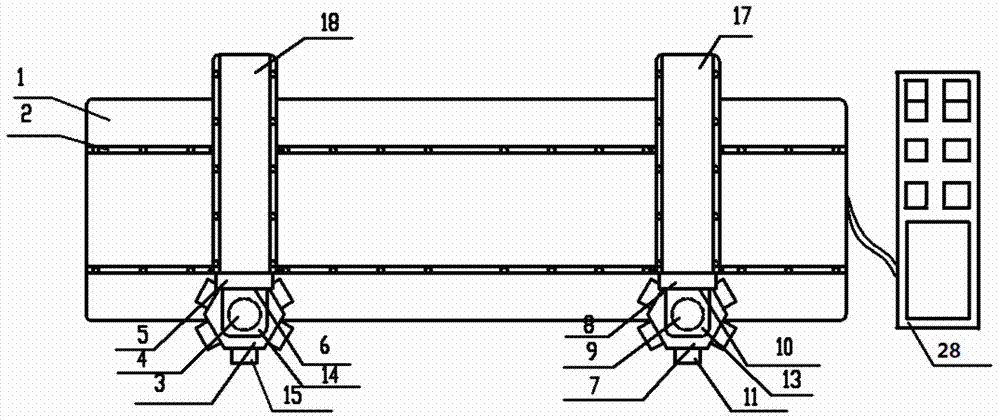 Wood flexible combined machining system based on network control