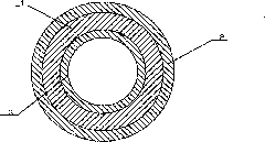 Method for connecting resin-based composite material tube and metal material