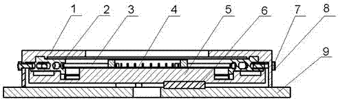 Special clamp for abrasive material flow finishing machining of variable-cross-section specially-shaped channel structure