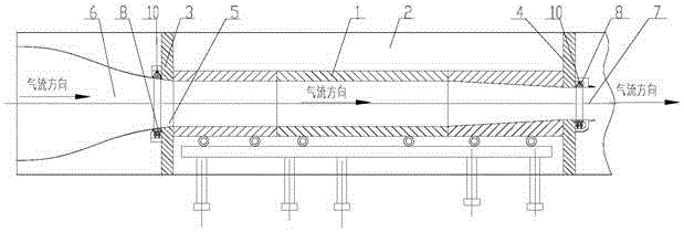 Method for replacing test section of continuous transonic wind tunnel