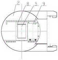 Method for replacing test section of continuous transonic wind tunnel