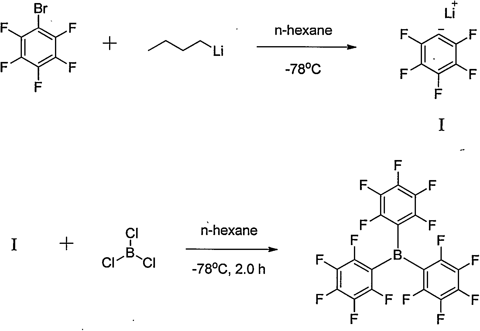 Preparation method of tri(pentafluorophenyl) borane