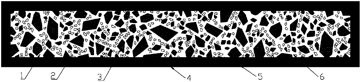 Asphalt mixture simulation fatigue test method under control strain loading mode