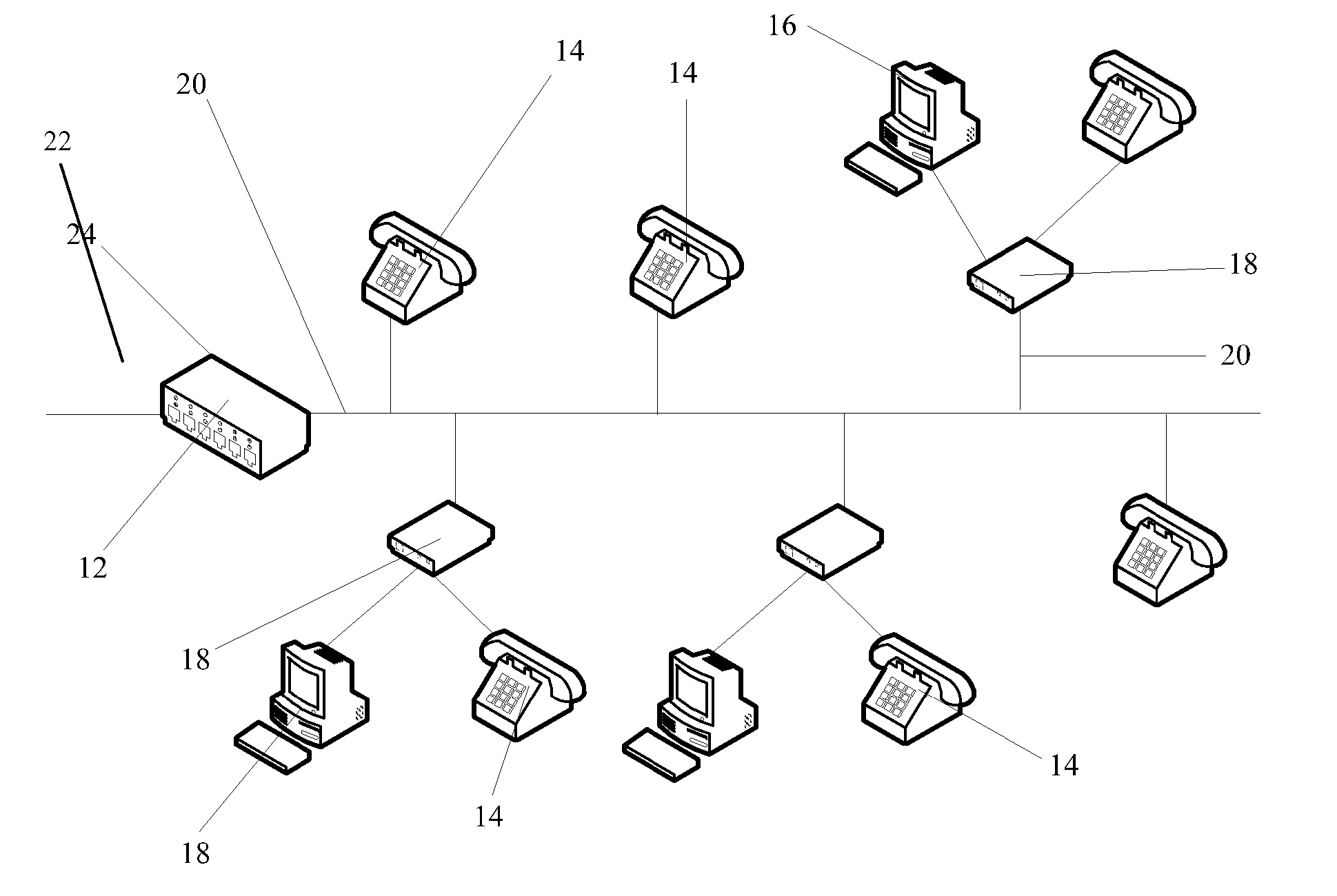 NETWORK-BASED VOICE OVER POWER LINES (VoPL) SYSTEM AND METHODS