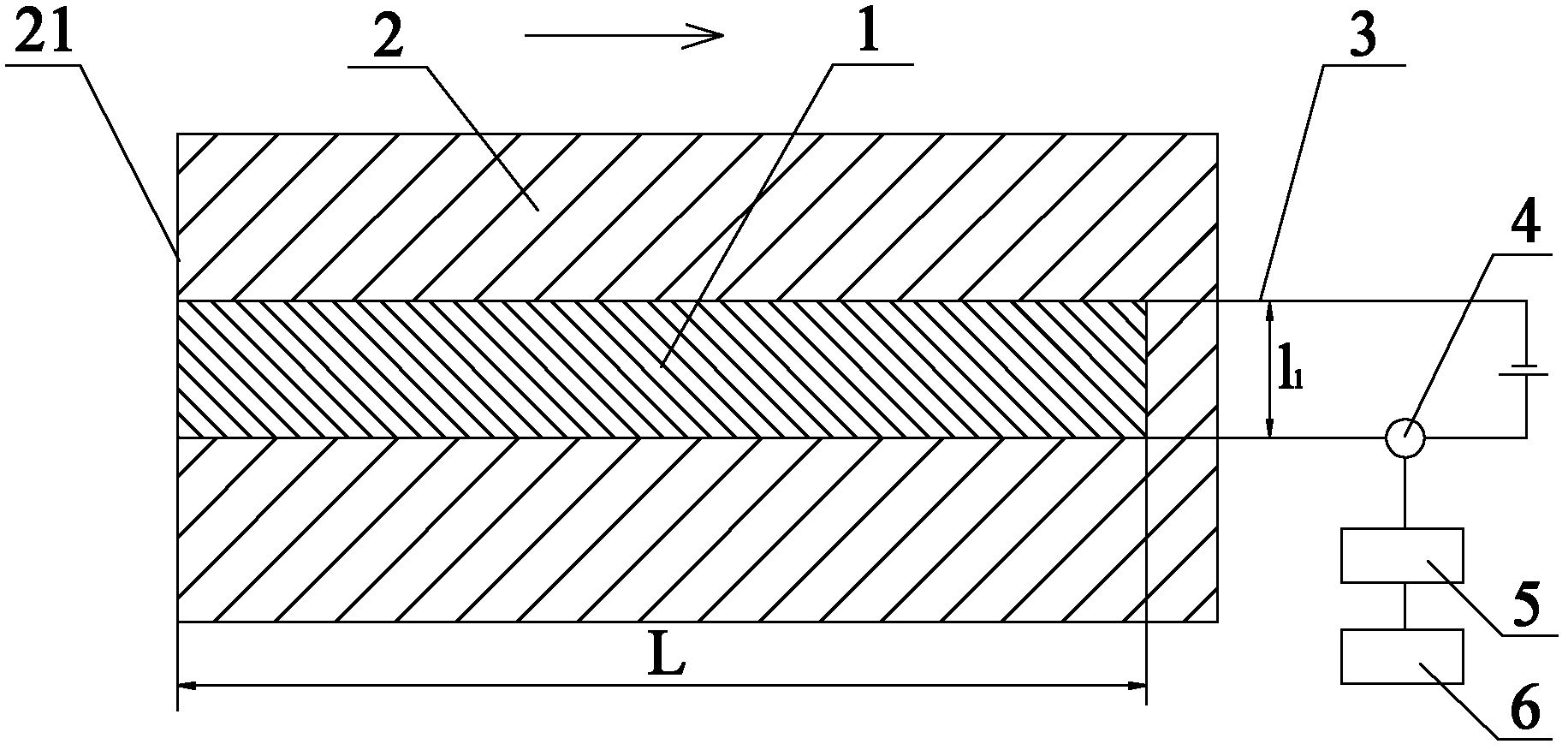 Device for detecting wear of apparatus and shield machine provided with same