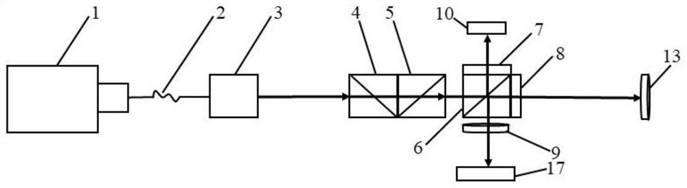 A six-degree-of-freedom geometric error measuring device and method for a linear guide rail