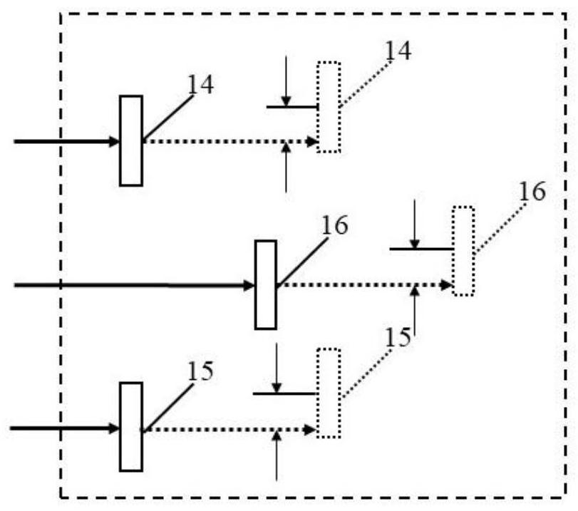 A six-degree-of-freedom geometric error measuring device and method for a linear guide rail