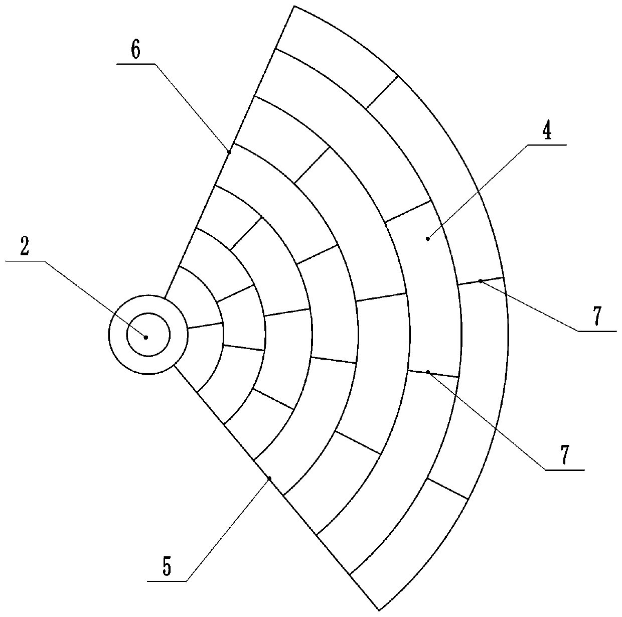 Anti-falling net for power transmission construction