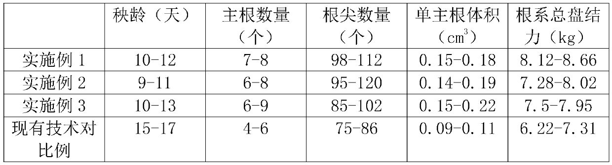 Rice seedling raising method